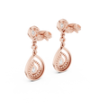 Earring 3#10007E_116_M - Rose Gold - Image