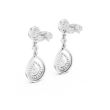 Earring 3#10007E_116_M - White Gold - Image