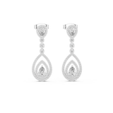 Earring 3#10007E_116_M - White Gold - Image