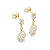 Earring 3#10007E_116_M - Yellow Gold - Image