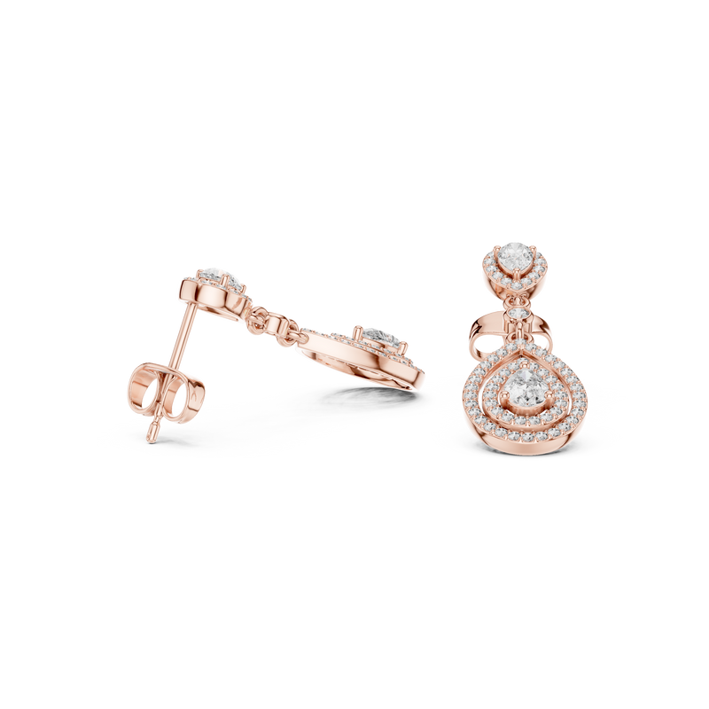 Earring 3#10007E_116_M - Rose Gold - Image