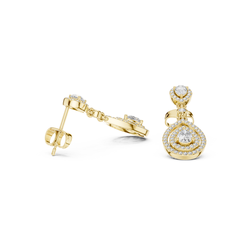 Earring 3#10007E_116_M - Yellow Gold - Image
