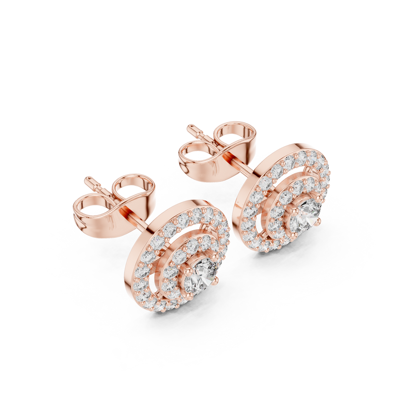 Earring 3#10008E_120_A_S - Rose Gold - Image
