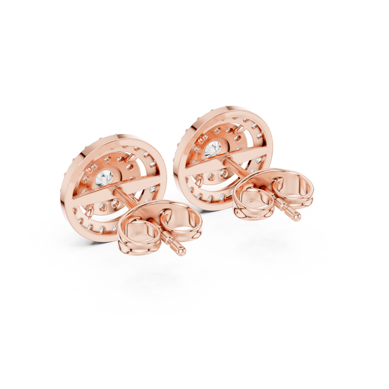 Earring 3#10008E_120_A_S - Rose Gold - Image