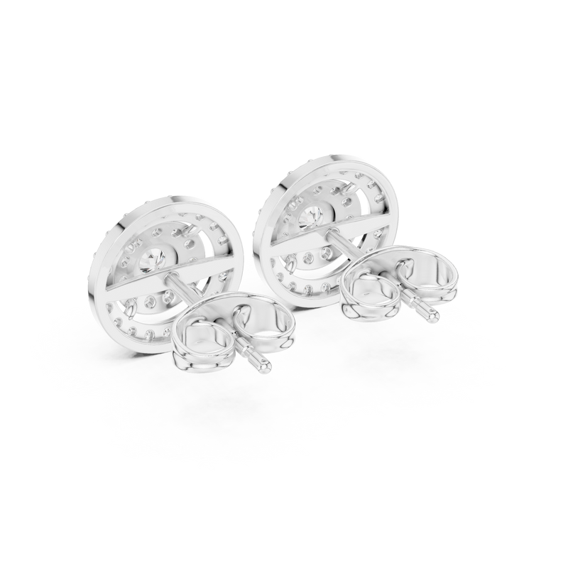 Earring 3#10008E_120_A_S - White Gold - Image