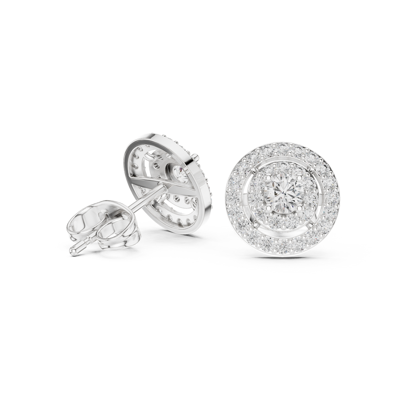 Earring 3#10008E_120_A_S - White Gold - Image