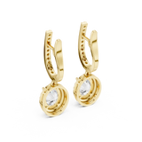 Earring 3#10009E_137_M@7 - Yellow Gold - Image