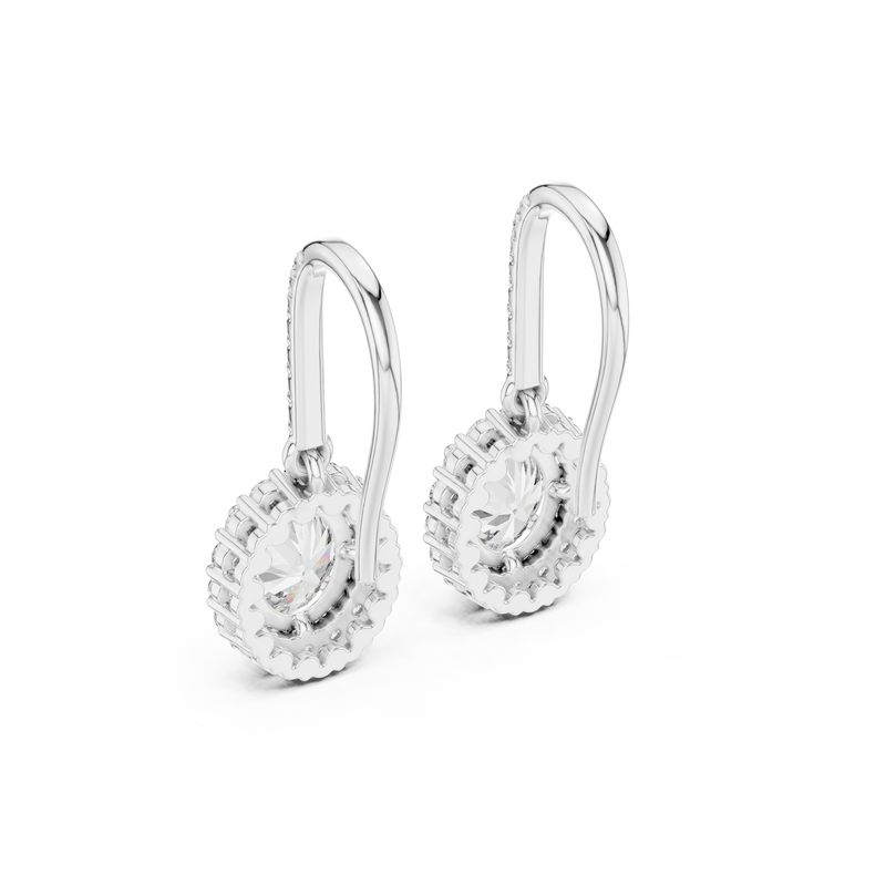 Earring 3#10010E_155_M - White Gold - Image