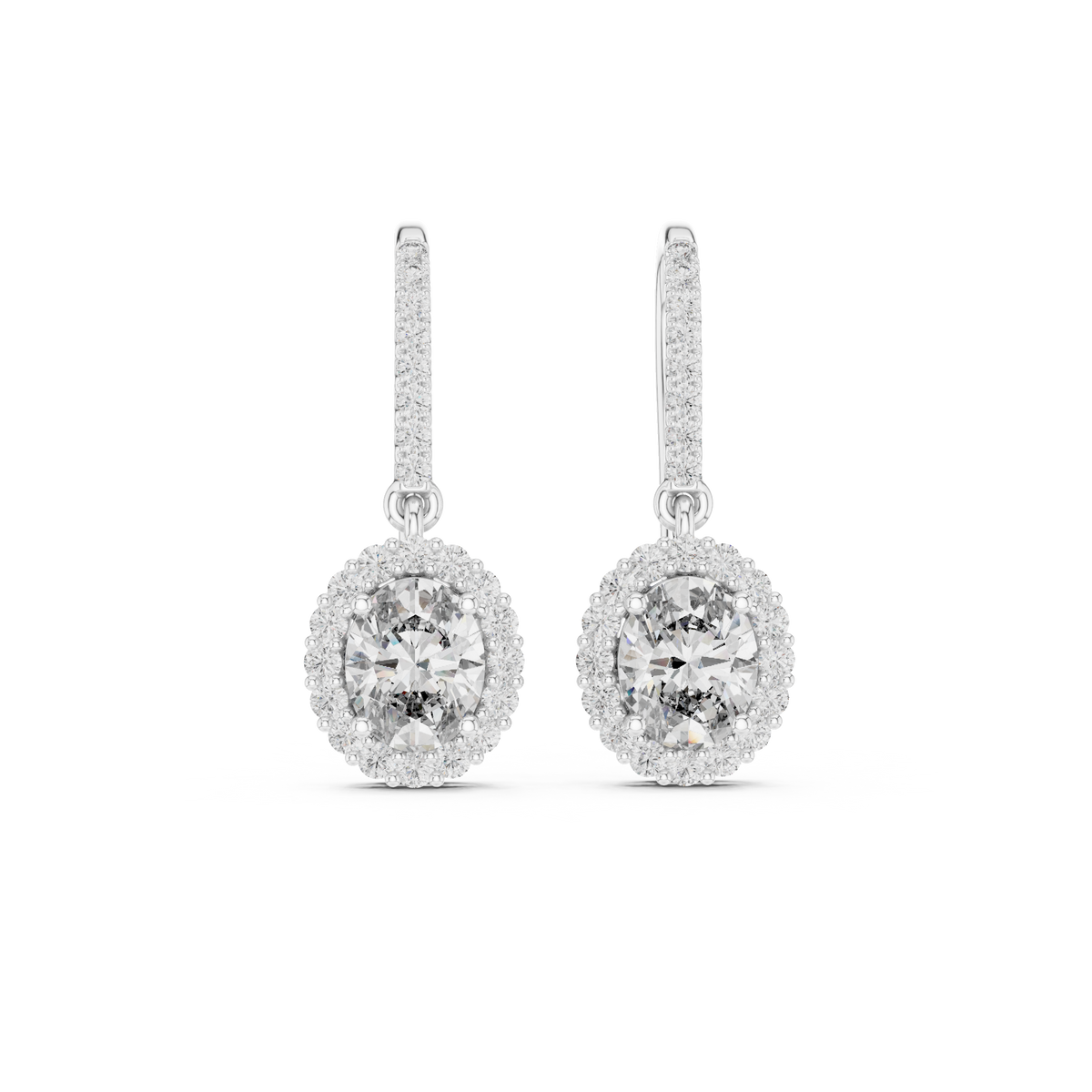 Earring 3#10010E_155_M - White Gold - Image