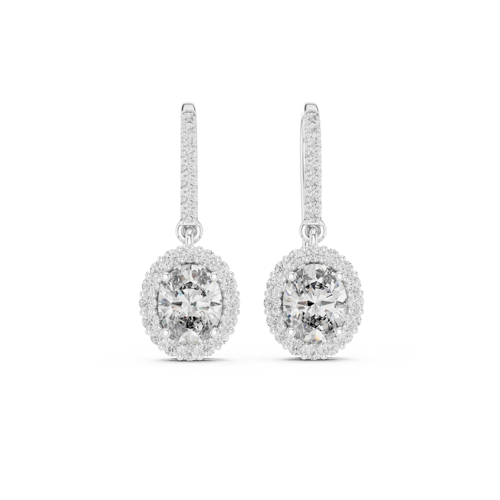 Earring 3#10010E_155_M - White Gold - Image