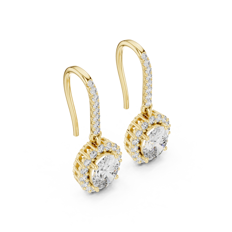 Earring 3#10010E_155_M - Yellow Gold - Image
