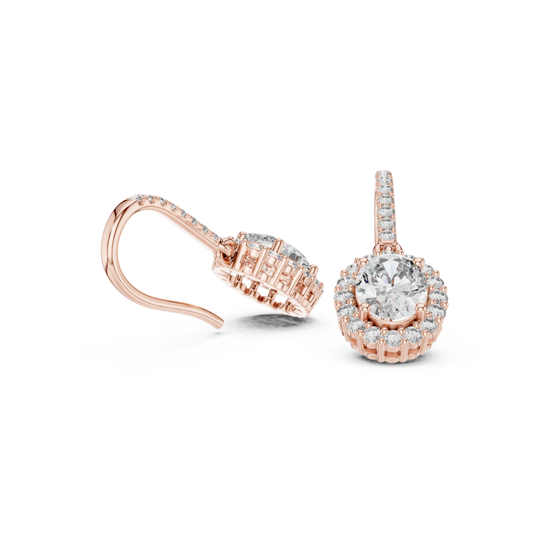 Earring 3#10010E_155_M - Rose Gold - Image