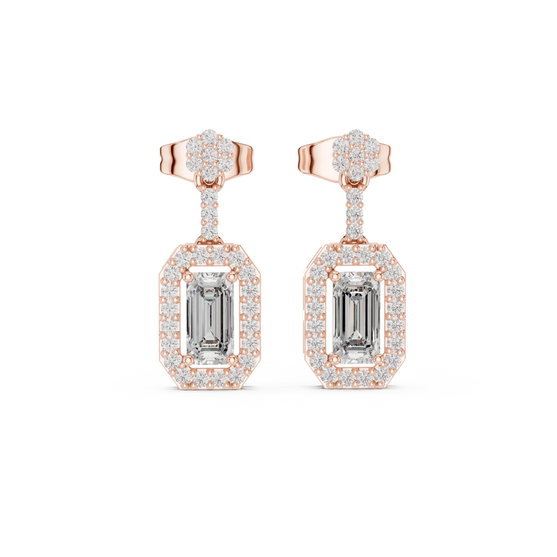 Earring 3#10011E_156_S - Rose Gold - Image