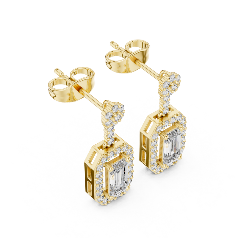 Earring 3#10011E_156_S - Yellow Gold - Image