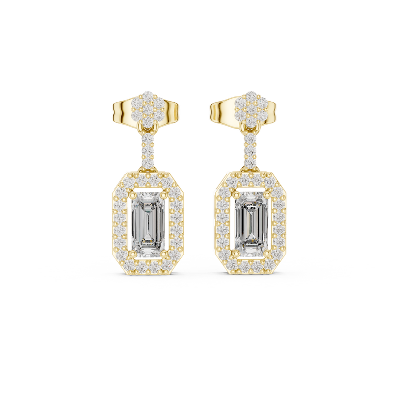 Earring 3#10011E_156_S - Yellow Gold - Image