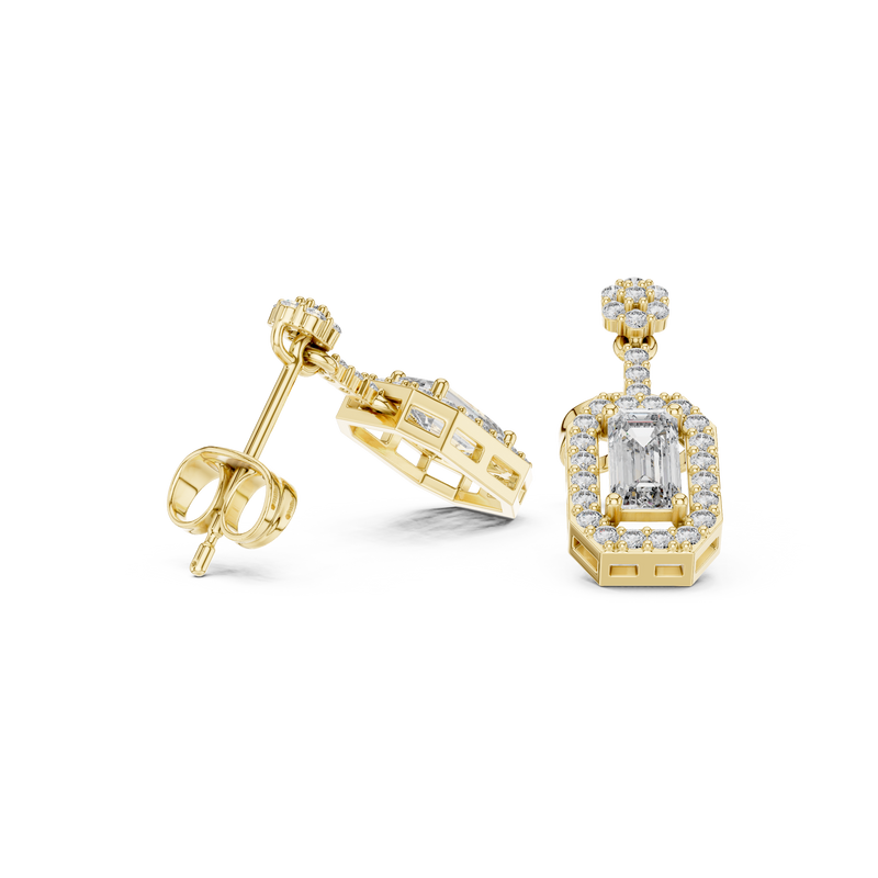 Earring 3#10011E_156_S - Yellow Gold - Image