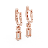 Earring 3#10012E_168_M - Rose Gold - Image
