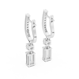 Earring 3#10012E_168_M - White Gold - Image