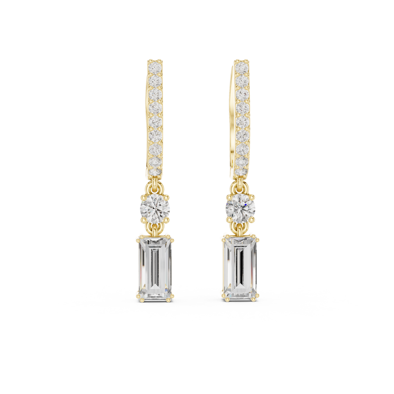 Earring 3#10012E_168_M - Yellow Gold - Image