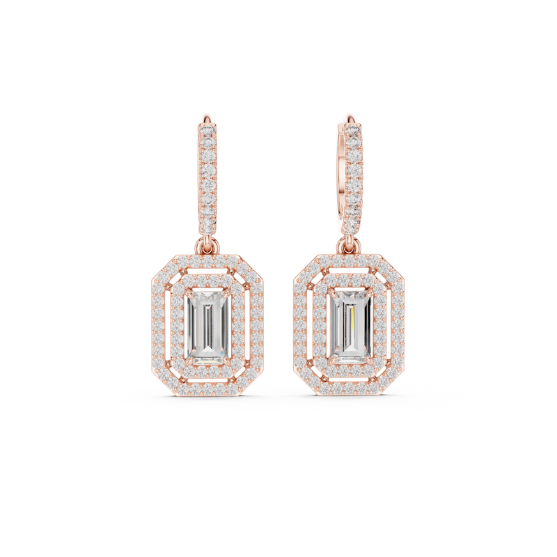Earring 3#10014E_186 - Rose Gold - Image