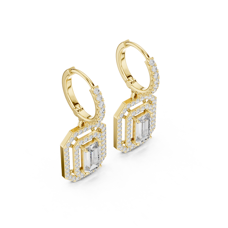 Earring 3#10014E_186 - Yellow Gold - Image