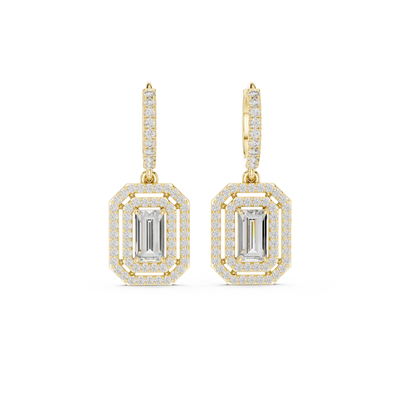 Earring 3#10014E_186 - Yellow Gold - Image