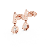 Earring 3#10015E_112 - Rose Gold - Image