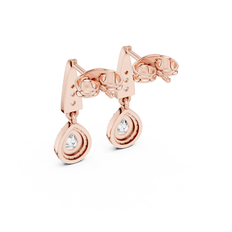 Earring 3#10015E_112 - Rose Gold - Image