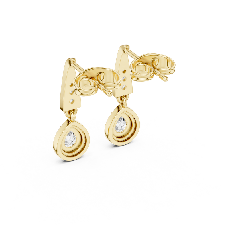 Earring 3#10015E_112 - Yellow Gold - Image