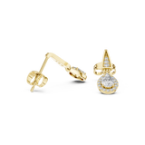 Earring 3#10015E_112 - Yellow Gold - Image