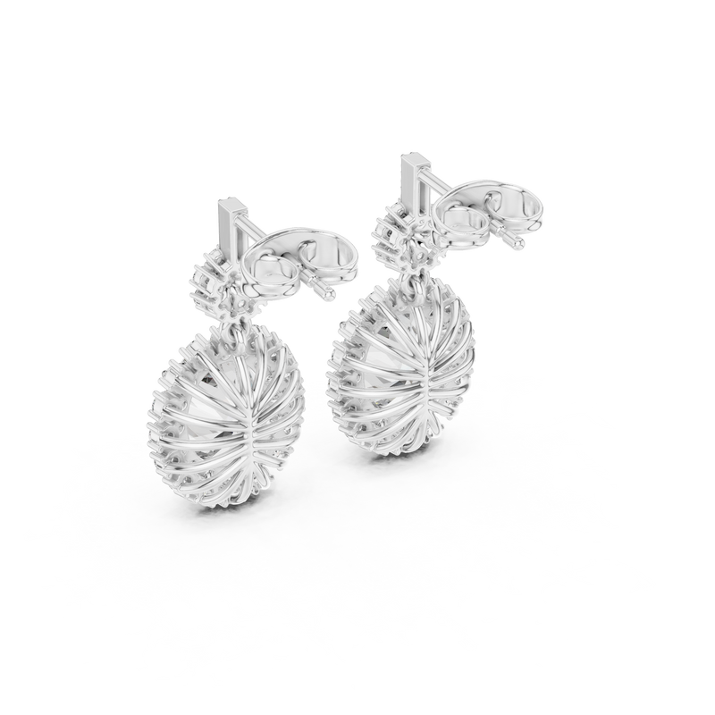 Earring 3#10016E_136@7 - White Gold - Image