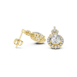 Earring 3#10016E_136@7 - Yellow Gold - Image