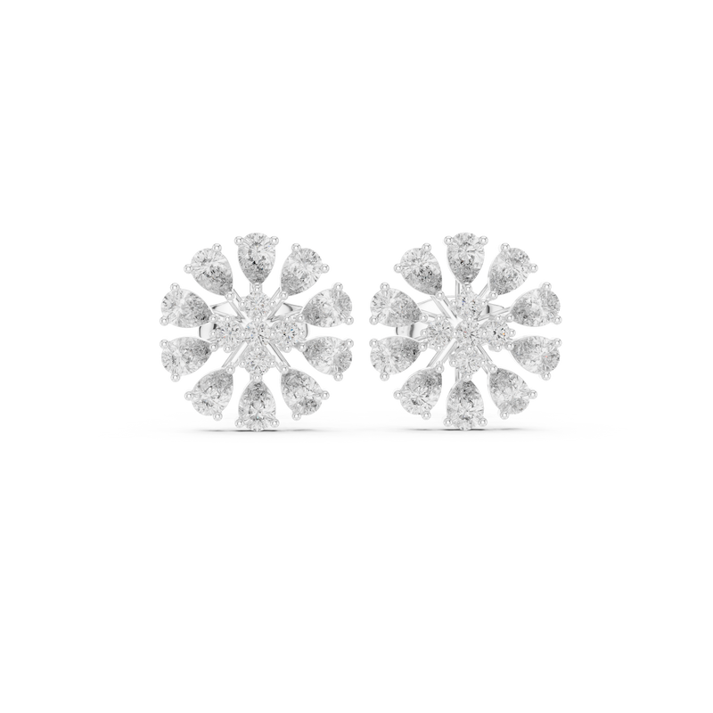 Earring 4040@7 - White Gold - Image