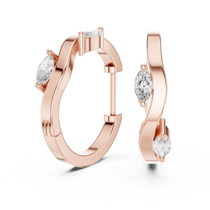 Earring 415@7 - Rose Gold - Image