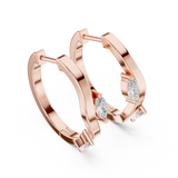 Earring 415@7 - Rose Gold - Image