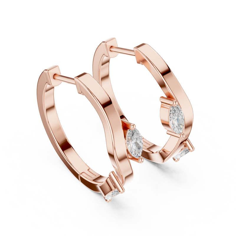 Earring 415@7 - Rose Gold - Image