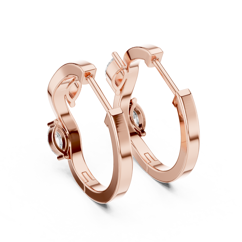 Earring 415@7 - Rose Gold - Image