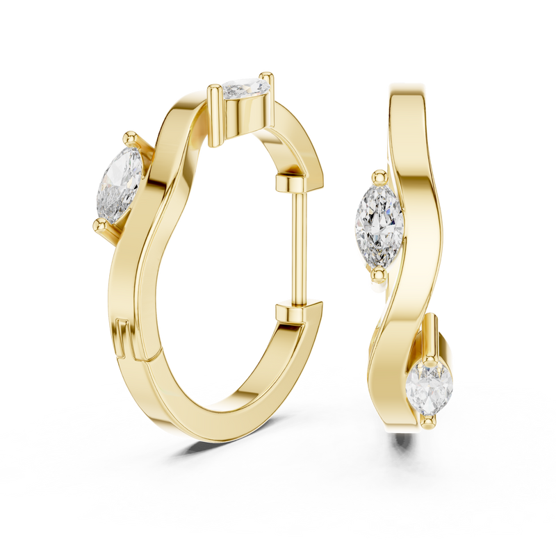 Earring 415@7 - Yellow Gold - Image