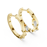 Earring 415@7 - Yellow Gold - Image