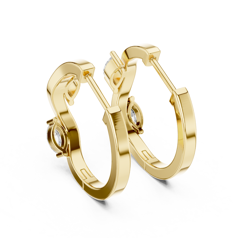 Earring 415@7 - Yellow Gold - Image