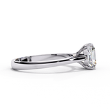 14k IGI certified radiant ring with E-F color VVS-VS clarity diamonds 36