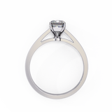 14k IGI certified radiant ring with E-F color VVS-VS clarity diamonds 36