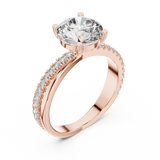 Ladies Ring 425@7 - Rose Gold - Image