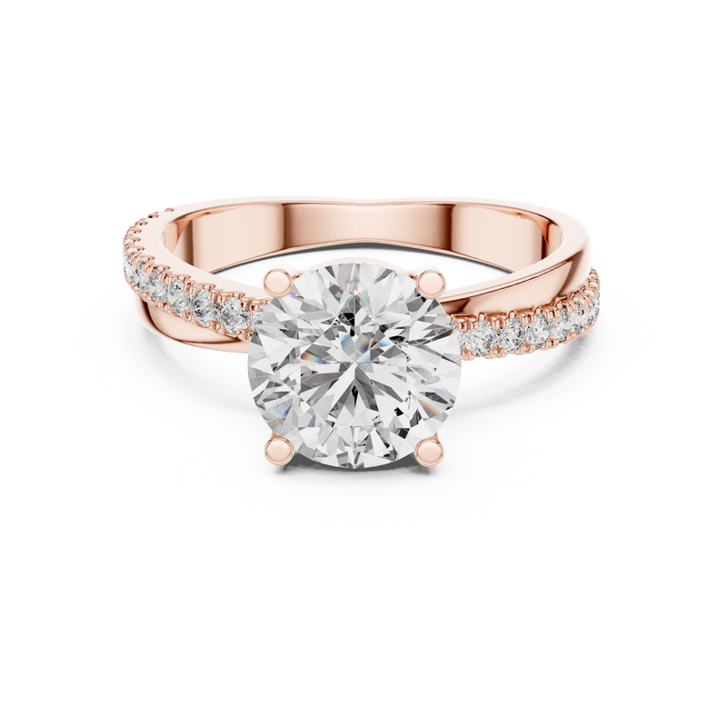 Ladies Ring 425@7 - Rose Gold - Image