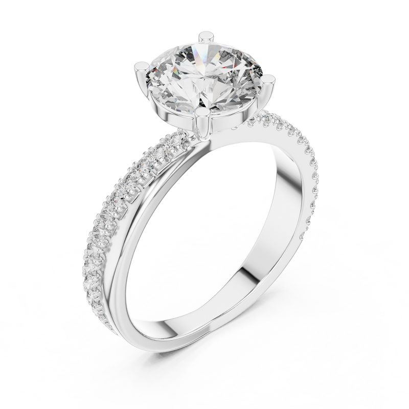 Ladies Ring 425@7 - White Gold - Image