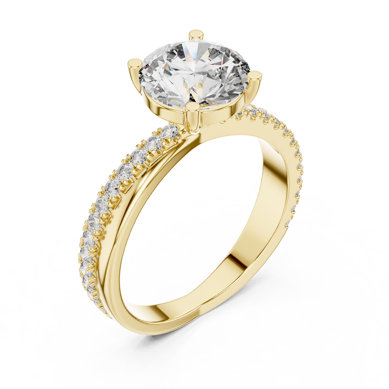 Ladies Ring 425@7 - Yellow Gold - Image