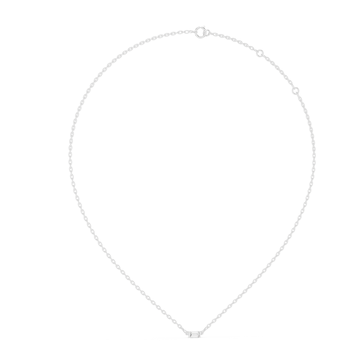Necklace 42#360006N - White Gold - Image