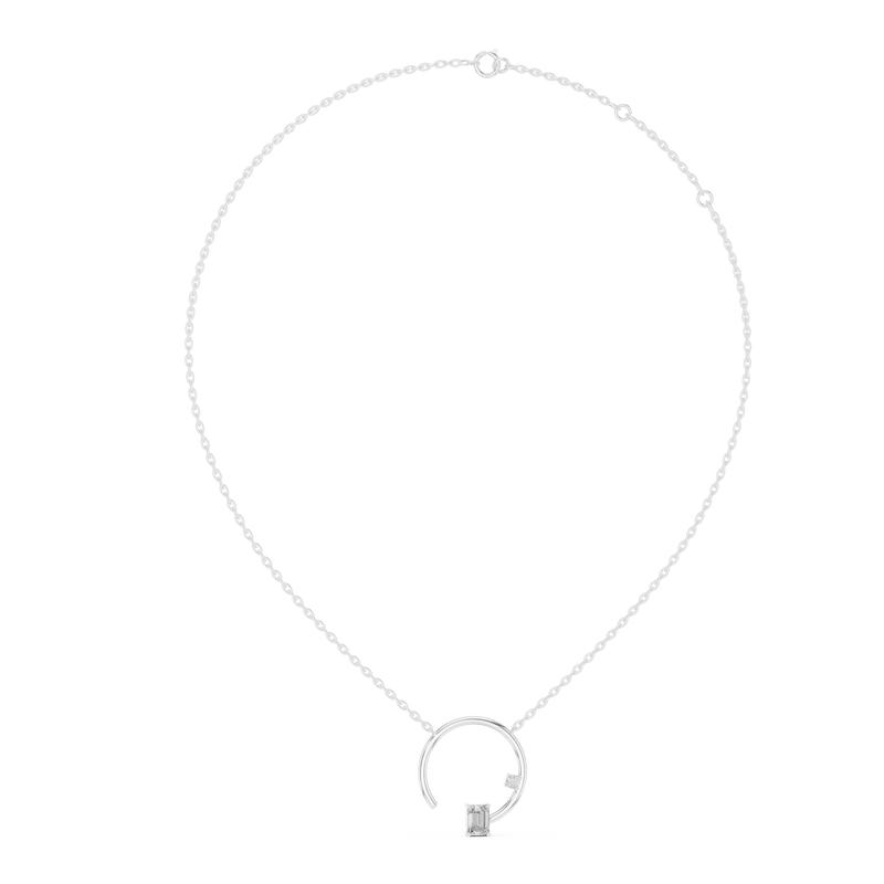 Necklace 42#360008N - White Gold - Image