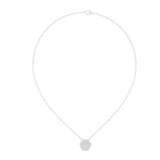 Necklace 42#360009N - White Gold - Image
