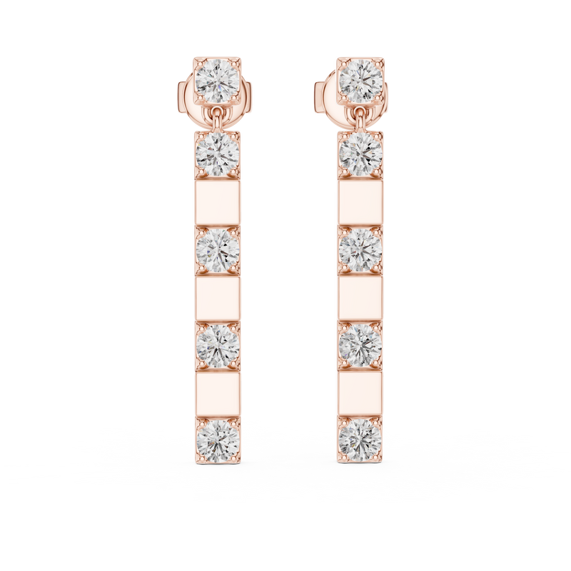 Earring 433@7 - Rose Gold - Image